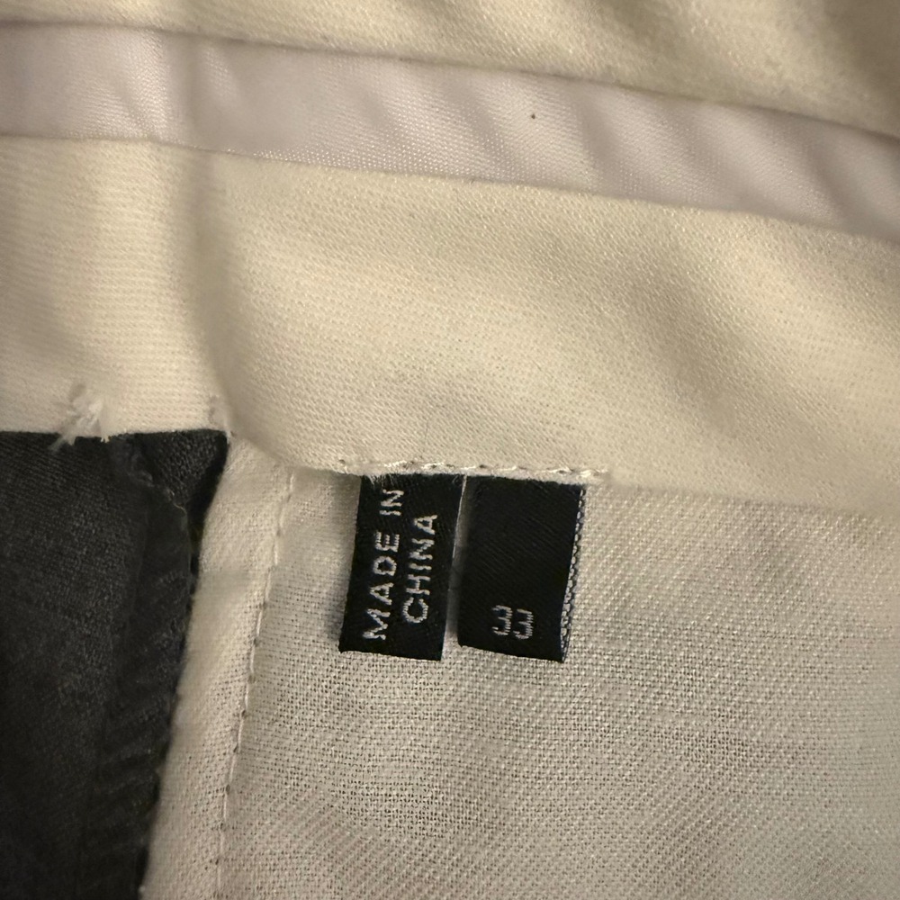 Theory Mens Cody 2 Dress Pants Silver Heather Suit Trousers F061203R Size 33 - Picture 4 of 7